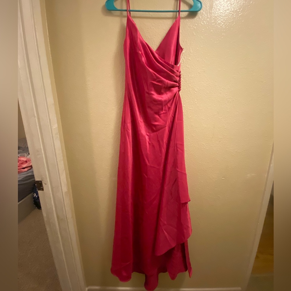 Women vintage fuschia dress size XS (A5)
